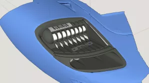 老式跑车零件定制，Artec Space Spider来帮忙