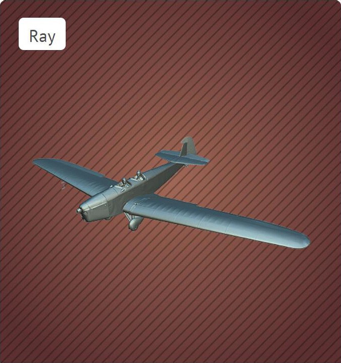 无纹理飞机