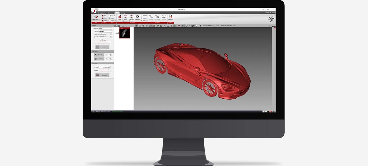 强大的3D扫描工作流程